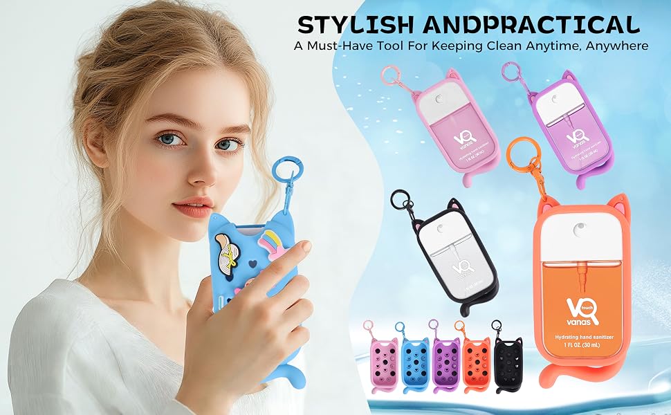 Silicone Case Holder Compatible with Hand Sanitizer Spray