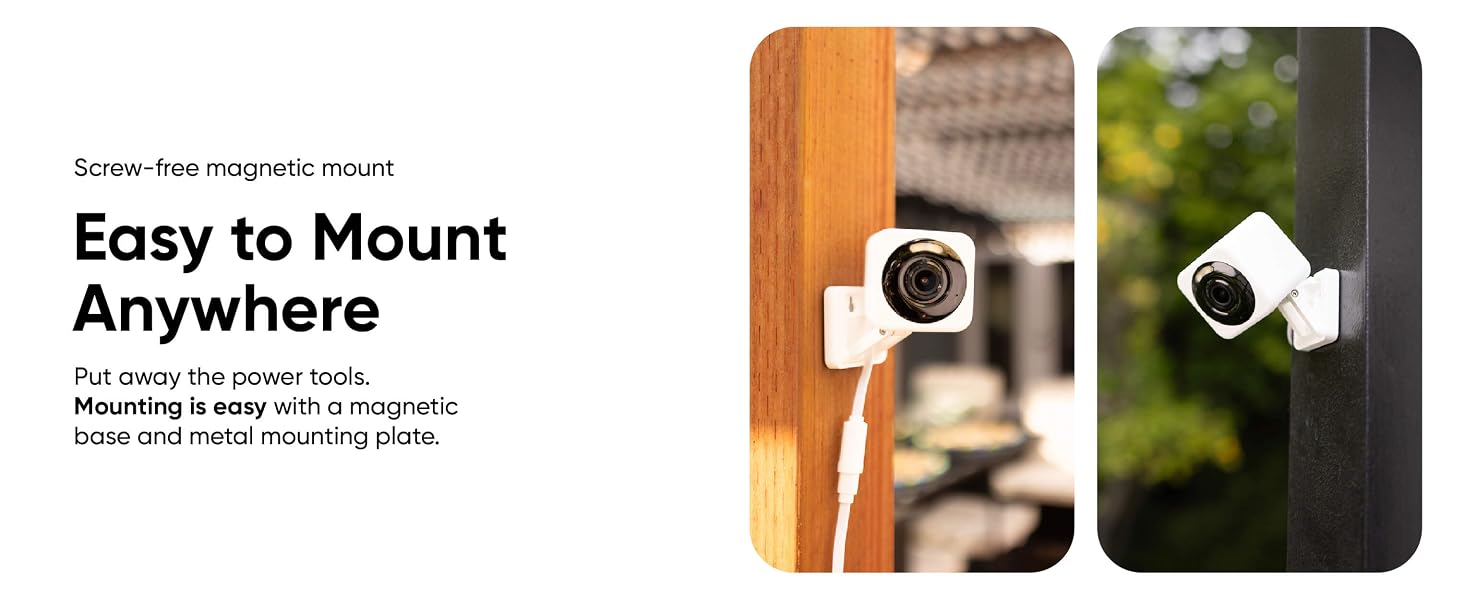 Wyze Cam v4 Easy Mounting