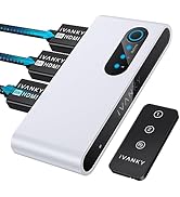 HDMI Switch 4K @120Hz iVANKY Bi-Directional 8K HDMI 2.1 Switch with Remote, 2 in 1 Out, 1 in 2 Ou...