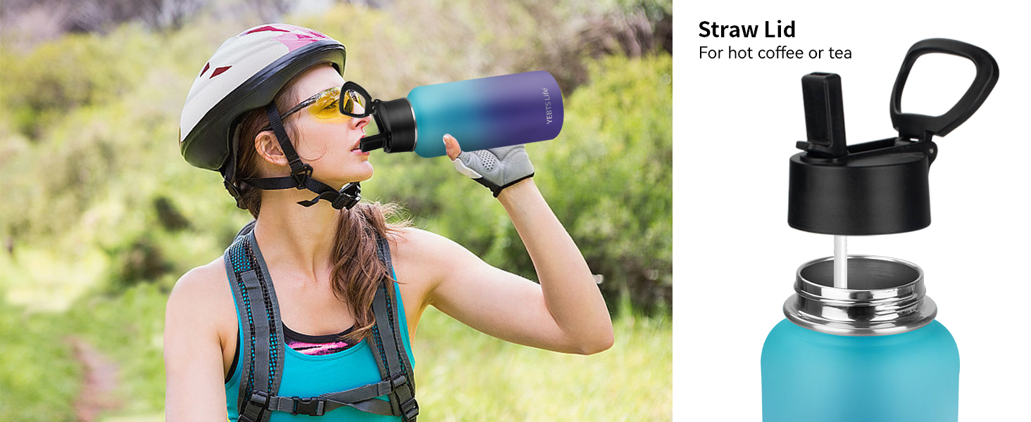 Insulated Water Bottle With Straw