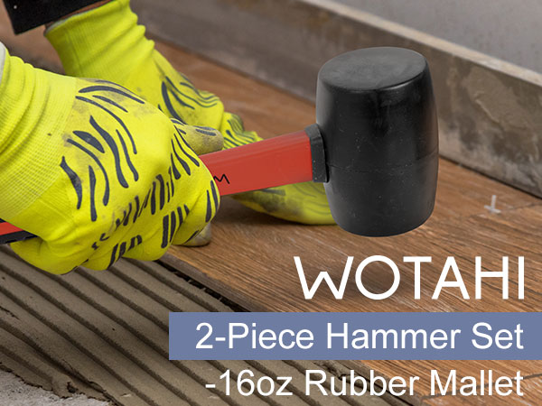 rubber mallet hammer set