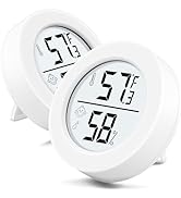 Precision Hygrometer 3Pack - Indoor Humidity Meter and Room Thermometer with Temperature Gauge, D...