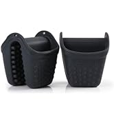 Dexas Micromitt Silicone Oven Mitts - Heat Resistant to 450°F, Set of 2, Dishwasher Safe, Non-Sli...