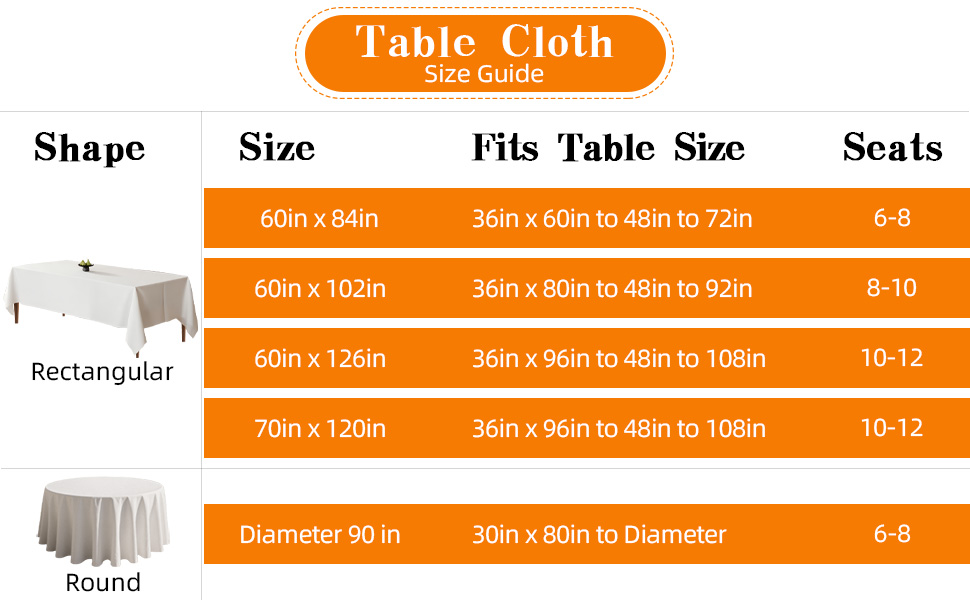 white table cloth