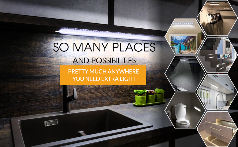 led motion sensor lights closet lights under cabinet lights