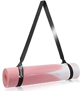 A AZURELIFE [MAT NOT Included] Yoga Mat Sling, Yoga Mat Straps for Carrying, Easy-Cinch Yoga Mat ...