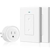 Remote Control Outlet Plug, WILAWELS Wireless Light Switch, On Off Remote Switch Outlet for Light...