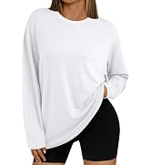 AUTOMET Women Oversized Long Sleeve Shirts Fall Trendy Tops Tee Fashion Gym Baggy Basic Casual Lo...