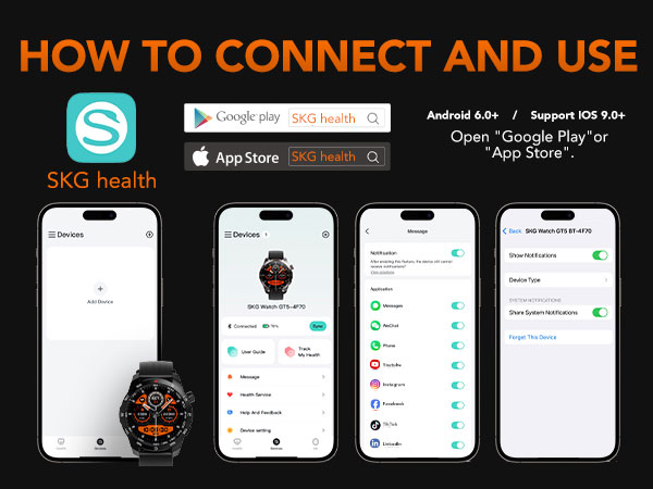 how to connect and use