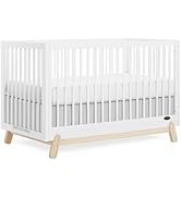 Dream On Me Hygge 5-in-1 Convertible Full-Size Baby Crib in Vintage White Oak, GreenGuard Gold &amp; ...
