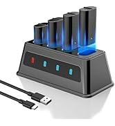 Charger for Xbox One Controller Battery Pack with 4x3600mWh, Xbox Rechargeable Battery Pack for X...