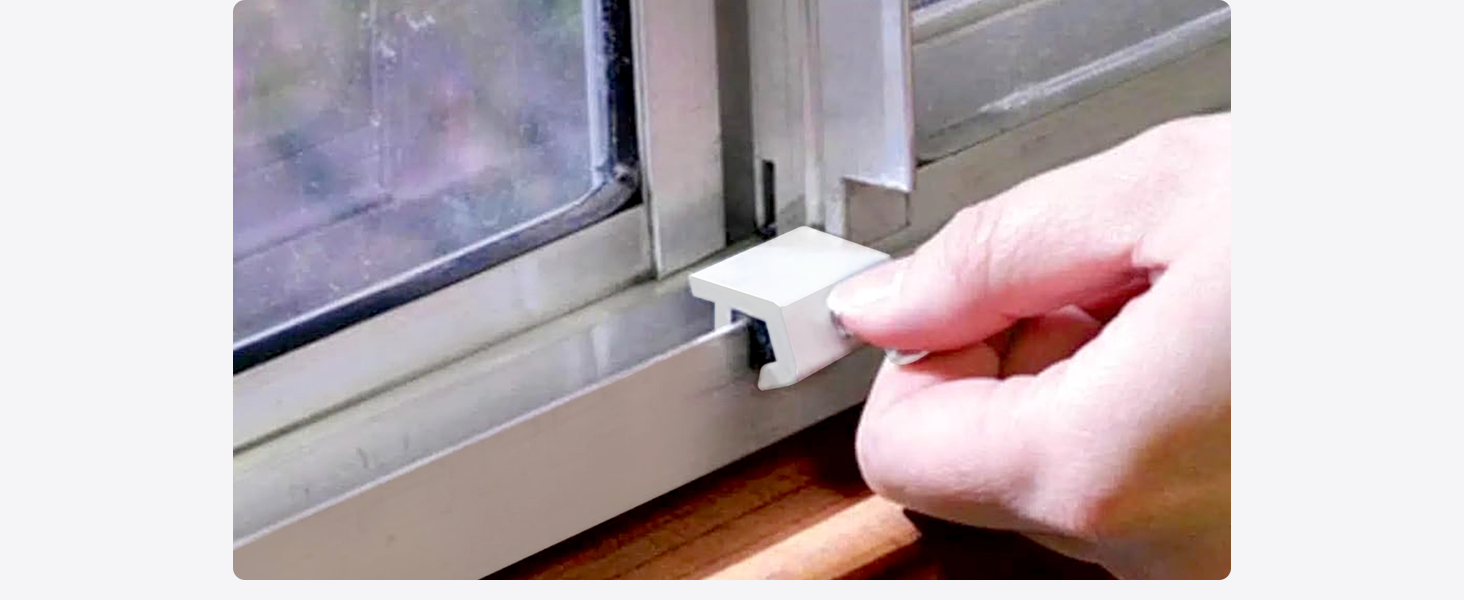 Nuk3y Sliding Window Locks being used on a window.
