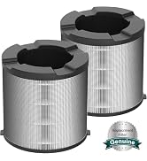 2 Pack Jafända Air Purifier Replacement Filters, True Activated Carbon HEPA Filter Compatible wit...