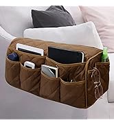 MEHIDFY Armchair Caddy, Waterproof Sofa Armrest Organizer, Non Slip Recliner Organizer, Remote Ho...