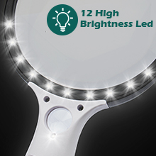 Large Magnifying Glass with Light