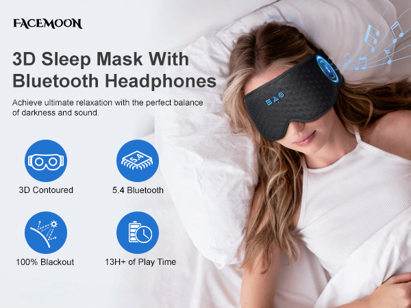 bluetooth eye mask for sleeping