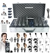 EXMAX-EX-318 Audio Wireless Tour Guide System Transmitter Receiver for Church,Translation,Sermon ...