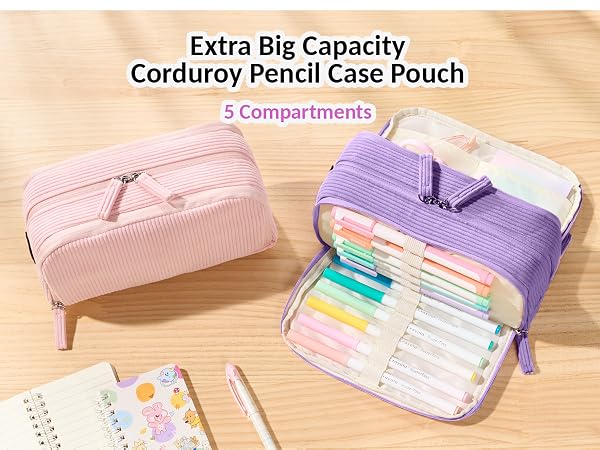 corduroy pencil case