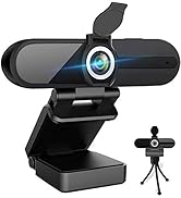 4K Webcam, HD Webcam 8MP- Laptop PC Desktop Computer Web Camera with Microphone, USB Webcams for ...