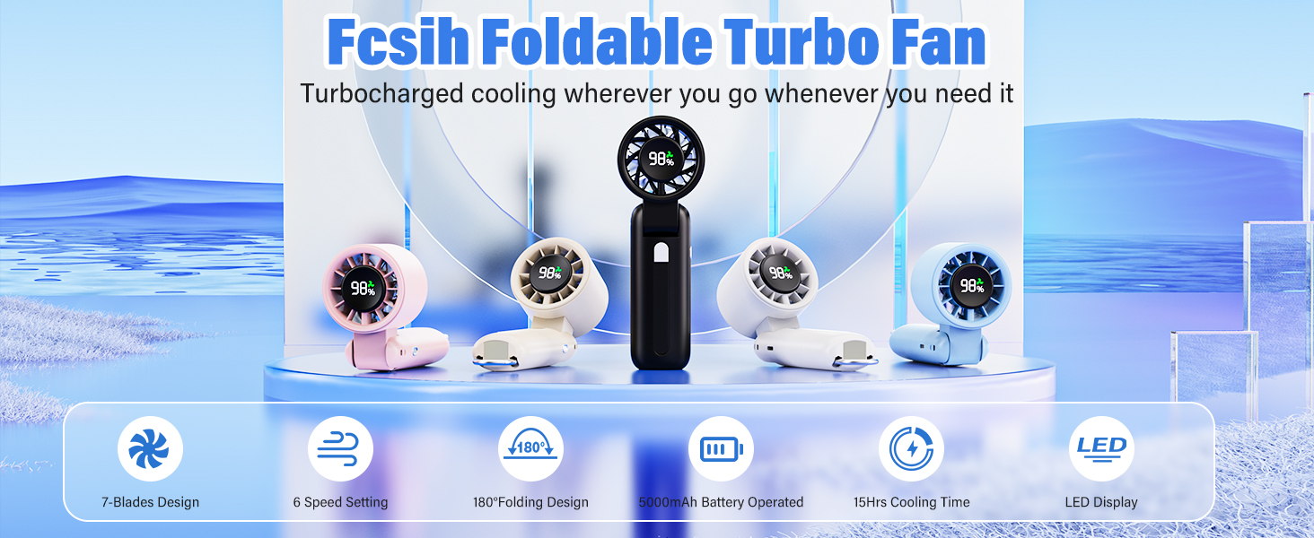 Handheld Portable Fan