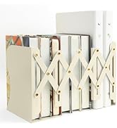 M&amp;G Adjustable Bookends Book Ends for Shelves, Metal Bookend for Heavy Books, Desk Magazine File ...
