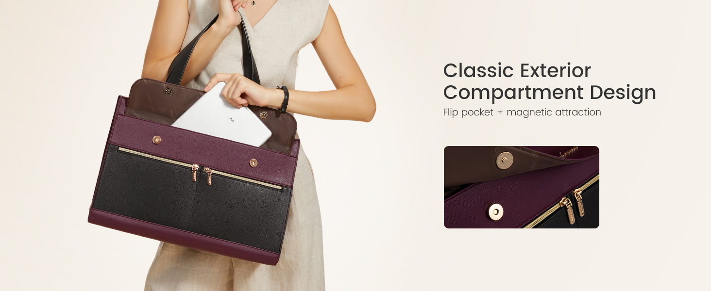 Comfortable tote bag with adjustable shoulder strap and structured base for stable daily carrying