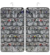 AARAINBOW Hanging Jewelry Organizer Dual-Sided Closet Accesoory Organizer with 80 Pockets Jewelry...