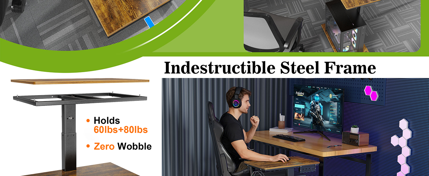 Computer Tower Stand with Wheels