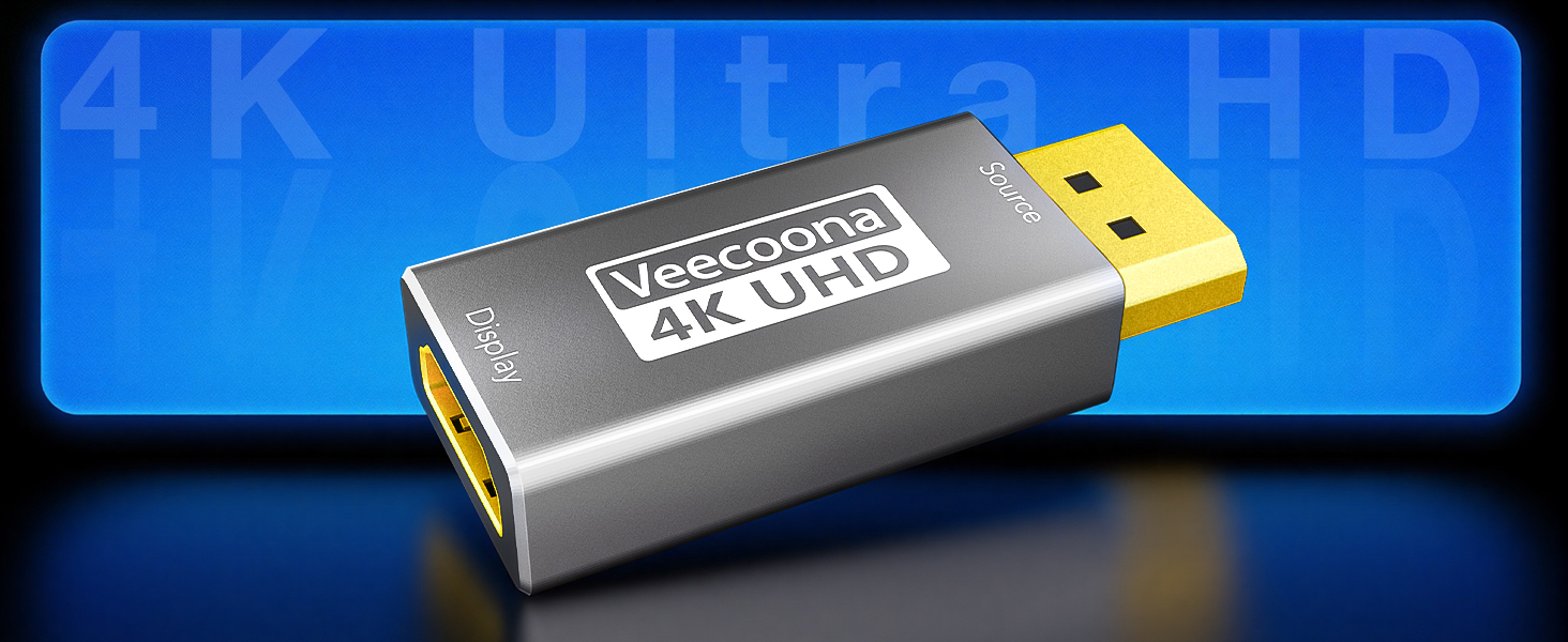 4K DisplayPort to HDMI Adapter