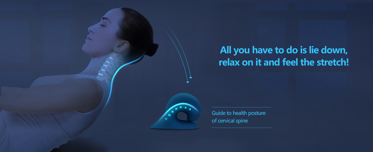 All you have to do is lie down, relax on it and feel the stretch!