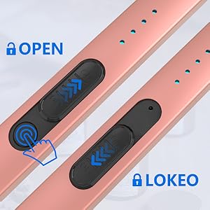 lighter with saftey switch lock