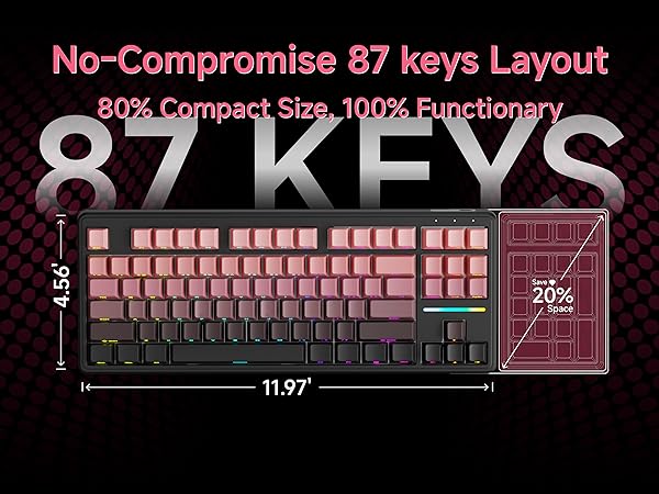 Wired keyboard gaming keyoard computer keyboard wired keyboard for laptop pink keyboard