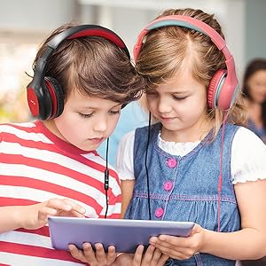 wired kids headphones