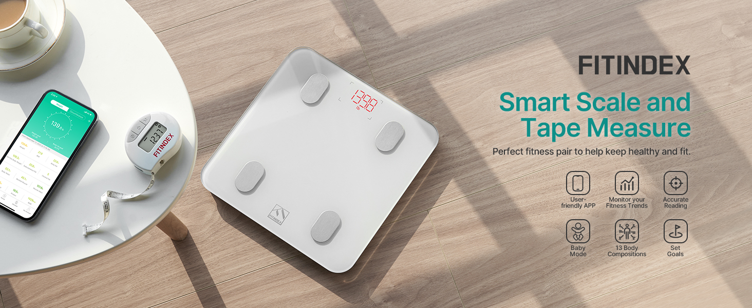 scale for body weight bathroom smart weighing bmi scales Body tape measure smart tape measure