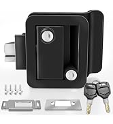 BAIDICE Heavy Duty Full Metal RV Door Lock, Paddle Deadbolt Handle with 2 Keys, Upgraded Zinc All...