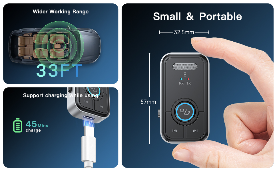 Bluetooth Aux Adapter