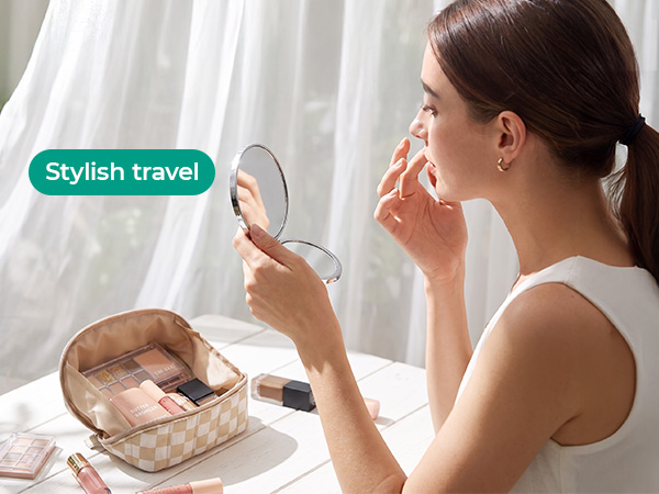Stylish travel pouch