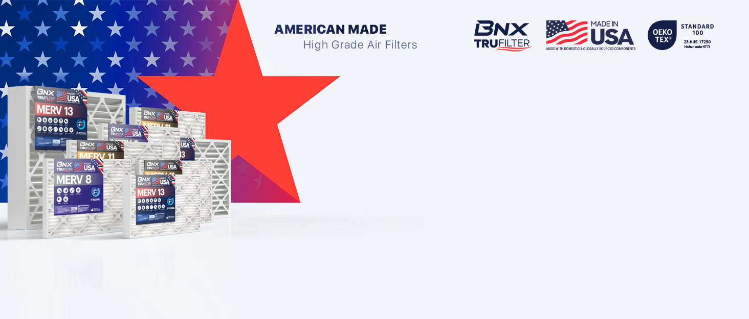 bnx trufilter MERV 13 MERV 11 MERV 8 air filters