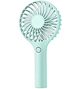 Ambandier Portable Handheld Fan, 3 Speeds Mini Portable Fan, Powerful Wind Hand Fan with Large Ba...