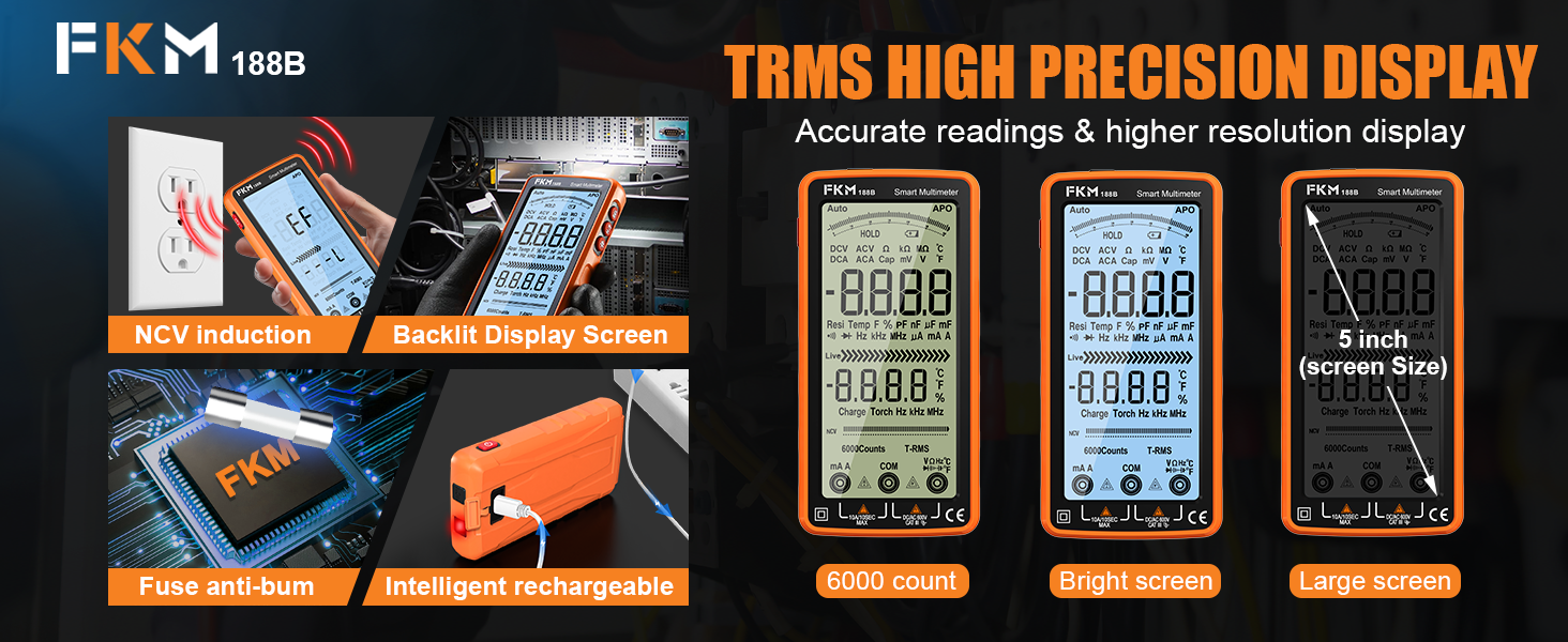 rechargeable multimeter
