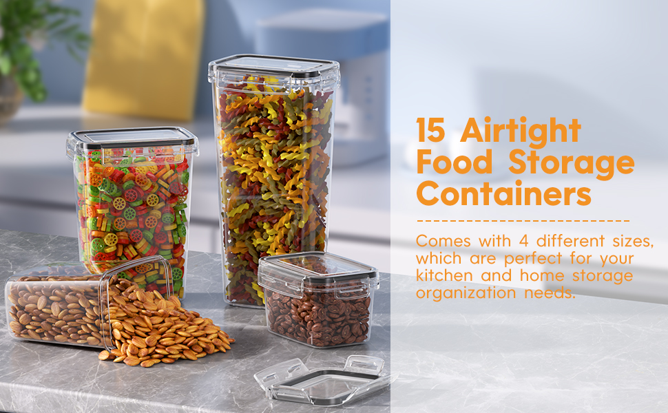 Airtight Food Storage Containers with Lids