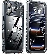 ANTSHARE for iPhone 17 Pro Max Case, IP68 Waterproof Shockproof Case, [Built-in Screen Protector]...