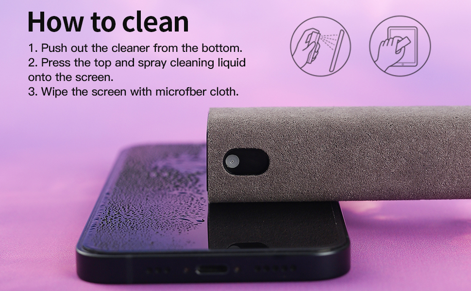 touchscreen mist cleaner