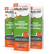 Medicasp Coal Tar Gel Dandruff Shampoo to Treat Seborrheic Dermatitis Psoriasis 3 Pack 6 oz
