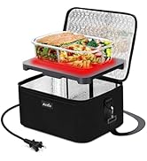 Aotto Portable Oven Electric Lunch Box Food Heater - 80W Heated Lunch Box Food Warmer for Adults,...