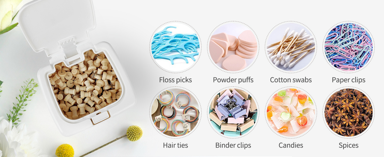 Push-button storage box