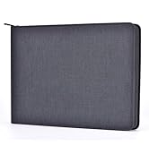Asvine 24 Fountain Pen Case Black Organizer Bag - Premium Waterproof Canvas Pen Display Holder, I...