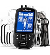 Comfytemp 4 Outputs TENS Unit for Back, Shoulder &amp; Neck Pain Relief, FSA HSA Eligible Rechargeabl...