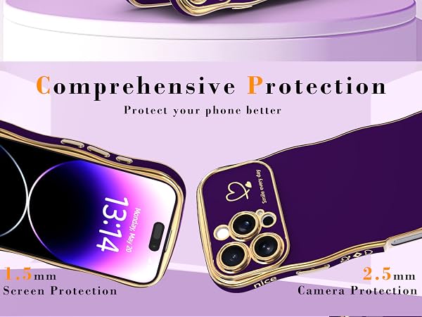 2.5mm Camera Protection 1.5mm Screen Protection Support Wireless Charging