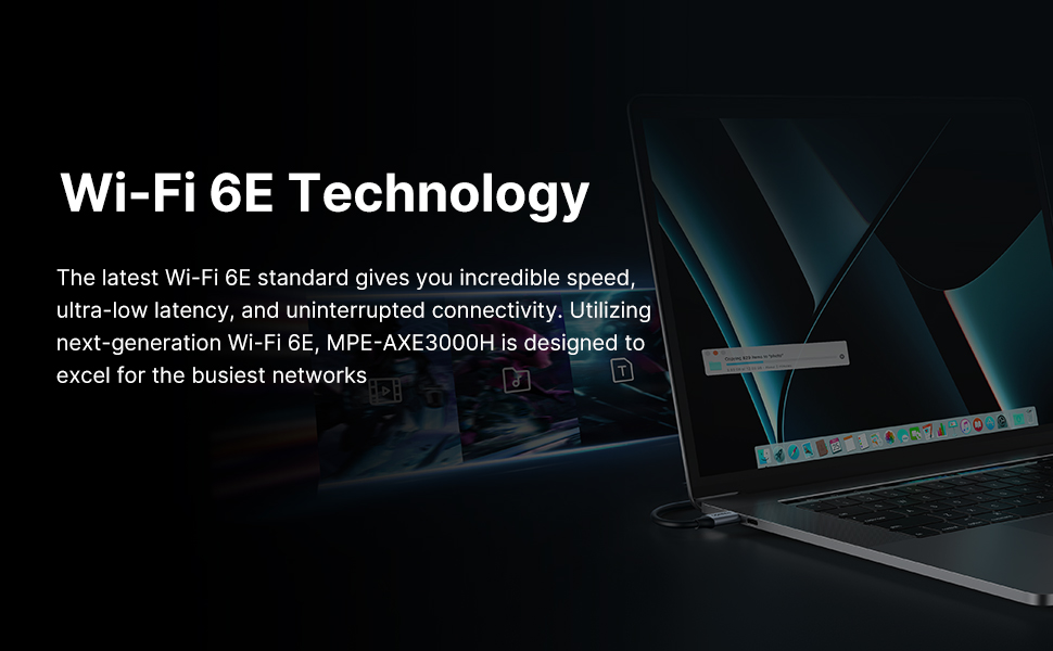 MPE-AXE3000H wifi card for pc